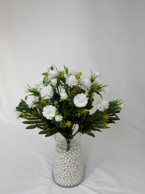 Букет хризантем 45 см на 13+13 голів (код: 1547)